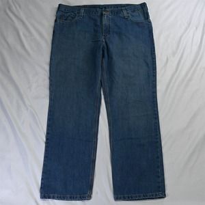 Carhartt 40 x 30 Traditional‎ Fit Straight Medium Workwear Denim Jeans